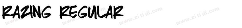 Razing Regular字体转换